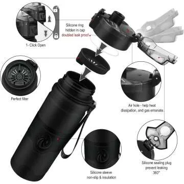 ZORRI Sports Water Bottle - BPA Free & Lightweight