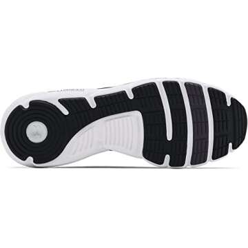 Under Armour Men's Charged Assert 9, Black (001)/White, 9 X-Wide US