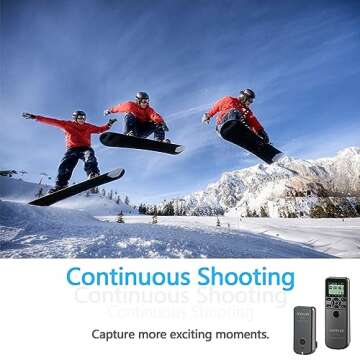 AODELAN Wireless Timer Remote Control for Panasonic & Olympus Cameras