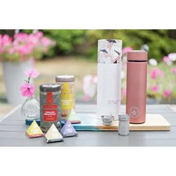 Teabloom - The ORIGINAL All-Brew Travel Tumbler & Thermos | OPRAH’s Favorite | 16oz/480ml Stainles...