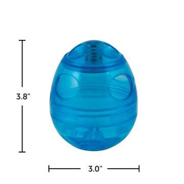 PetSafe FUNKitty Egg Cersizer - Cat Slow Feeder - Interactive Cat Meal Dispensing Toy - Great for Portion Control and Fast Eaters - Improve Digestion - Cat Enrichment and Exercise Toy