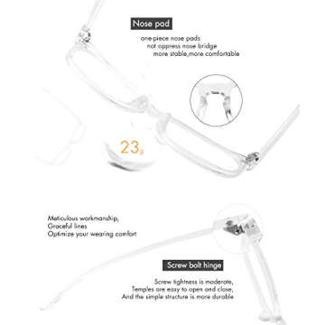 MEETSUN Blue Light Blocking Glasses for Eye Health and Comfort