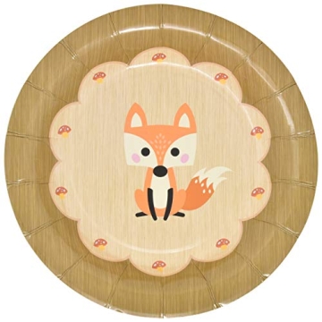 Woodland Animal Party Set 24 Plates Cups Napkins