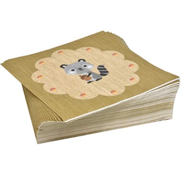 Woodland Animal Party Set 24 Plates Cups Napkins