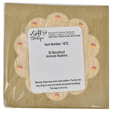 Woodland Animal Party Set 24 Plates Cups Napkins