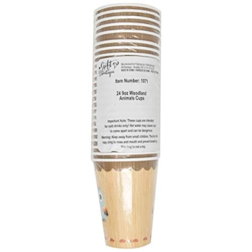 Woodland Animal Party Set 24 Plates Cups Napkins