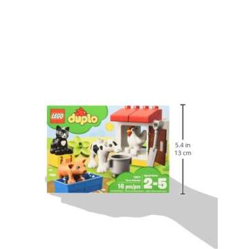 LEGO DUPLO Town Farm Animals 10870 Building Blocks (16 Pieces)