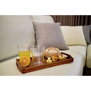 KLIFA- RIPPLE- 16 ounce, Set of 4, Acrylic Tumbler Drinking Glasses Cups, BPA-Free, Stackable Plastic Drinkware, Dishwasher Safe, Clear