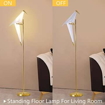 Whimsical Bird Floor Lamp for Home Decor and Ambiance