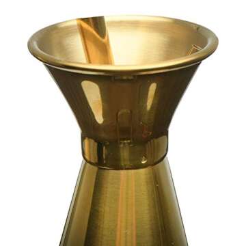 Bloomingville Gold Stainless Steel Oil Cruet for Stylish Kitchen