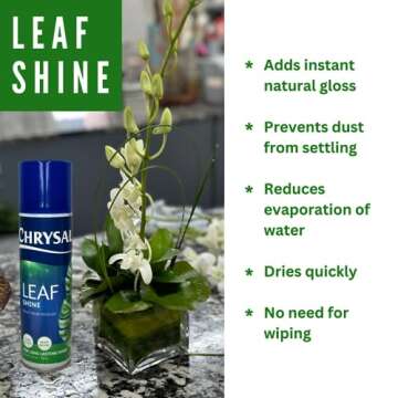 Chrysal LeafShine Spray for Indoor Plants - 5.6 oz
