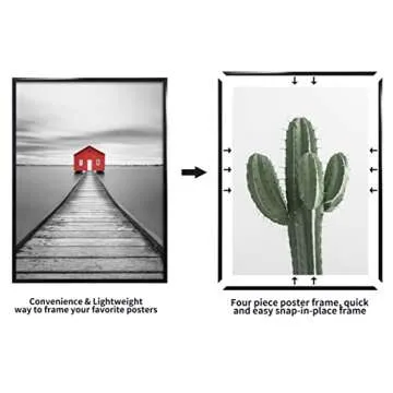 ELSKER&HOME 24x36 Poster Frame Set for Stylish Displays