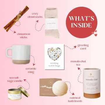 Self Care Gifts for Women, Get Well Gifts for Women, Sympathy Gift Baskets, Get Well Soon Care Package, Inspirational Gifts for Women, Encouragement Gifts Baskets for Women, Sending Hug Gifts