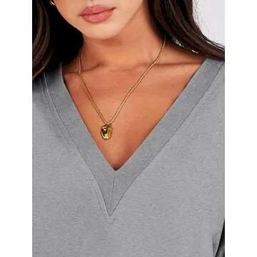 ANRABESS Women's 2 Piece Outfit Sets Casual Oversized Reversible T-Shirt Tops Biker Shorts Lounge Workout Tracksuit Medium