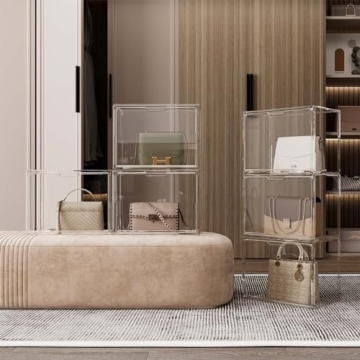 Starogegc Handbag Storage Organizer with Magnetic Lid