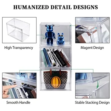 Starogegc Handbag Storage Organizer with Magnetic Lid