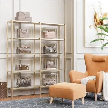 Starogegc Handbag Storage Organizer with Magnetic Lid