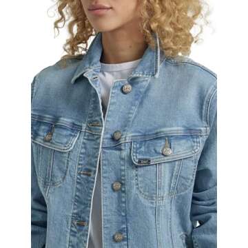 Lee Women’s Legendary Rider Denim Jacket | Timeless Style