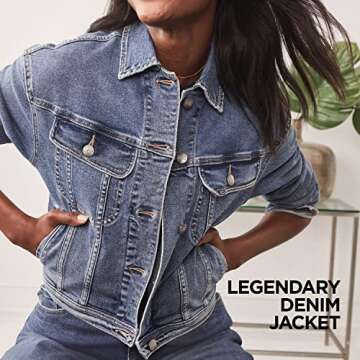 Lee Women’s Legendary Rider Denim Jacket | Timeless Style