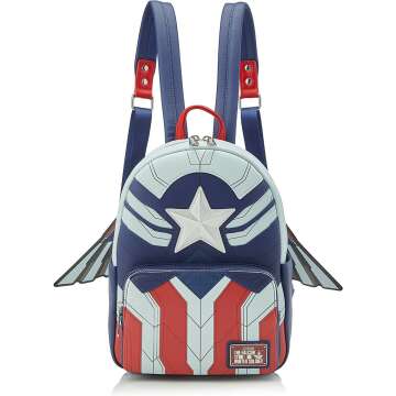 Marvel Falcon Cosplay Mini Backpack by Loungefly