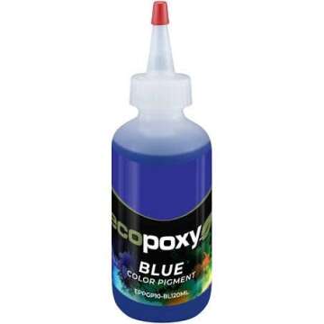 Color Pigment Set (120ml, Red, Yellow, Green, Blue, Black, Brown, White)