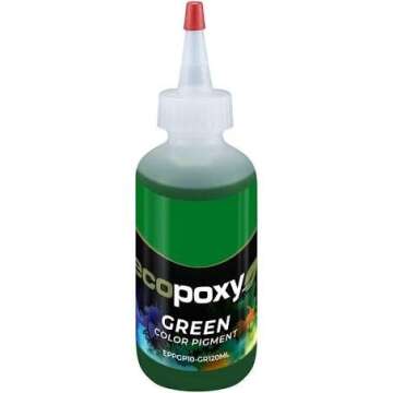 Color Pigment Set (120ml, Red, Yellow, Green, Blue, Black, Brown, White)