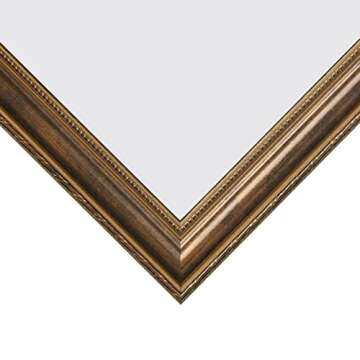 Craig Frames Victoria, 12x15 Picture Frame, Ornate Bronze