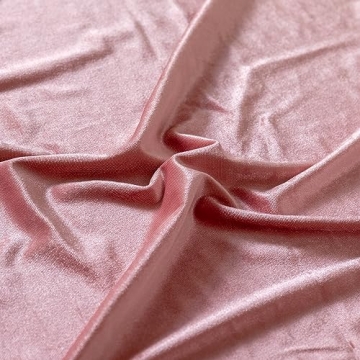 Stretch Velvet Fabric for Apparel and Crafting - Dusty Rose