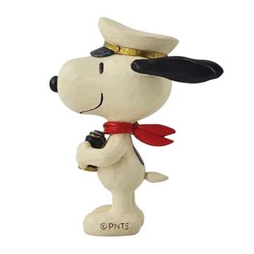 Enesco Peanuts Jim Shore Snoopy Sailor Captain Figurine