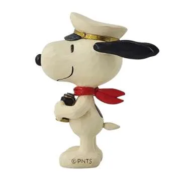 Enesco Peanuts Jim Shore Snoopy Sailor Captain Figurine