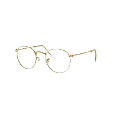 Ray-Ban RX3447V Round Metal Prescription Eyeglasses