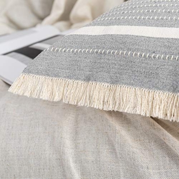 OJIA Modern Tassel Pillow Cover – Stylish & Durable