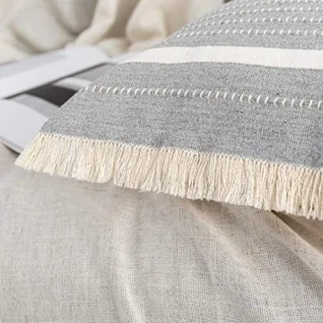 OJIA Modern Tassel Pillow Cover – Stylish & Durable