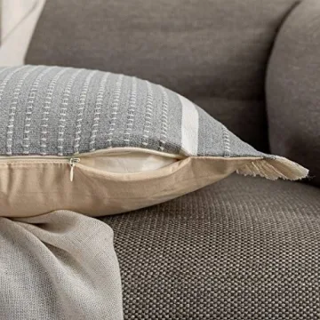 OJIA Modern Tassel Pillow Cover – Stylish & Durable