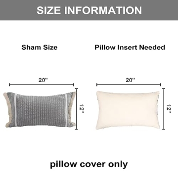 OJIA Modern Tassel Pillow Cover – Stylish & Durable