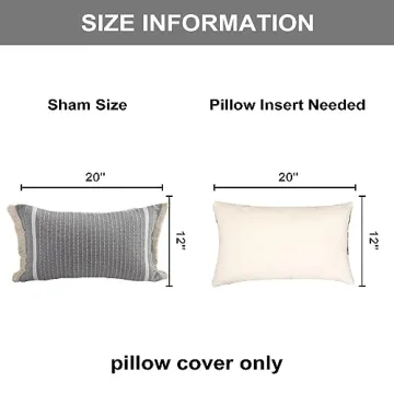 OJIA Modern Tassel Pillow Cover – Stylish & Durable