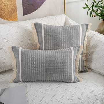 OJIA Modern Tassel Pillow Cover – Stylish & Durable