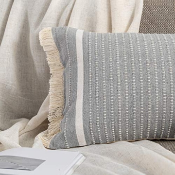 OJIA Modern Tassel Pillow Cover – Stylish & Durable