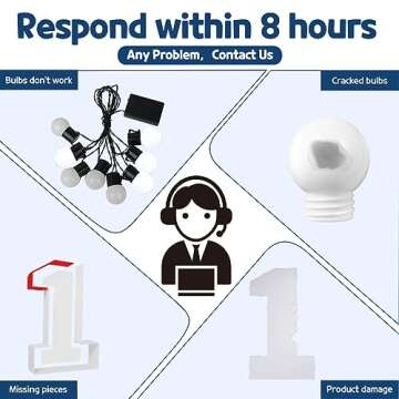 3FT Light Up Marquee Numbers for Unforgettable Parties