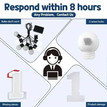 3FT Light Up Marquee Numbers for Unforgettable Parties