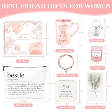Unique Best Friend Birthday Gift Basket for Women