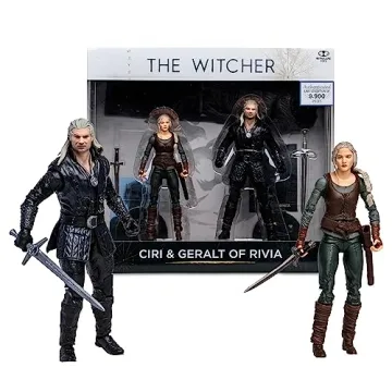 McFarlane Toys The Witcher Ciri & Geralt of Rivia 2pk Action Figures
