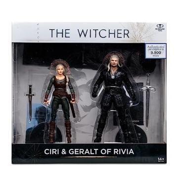 McFarlane Toys Witcher Ciri and Geralt Action Figures