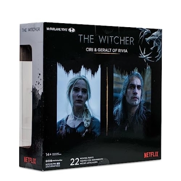 McFarlane Toys Witcher Ciri and Geralt Action Figures