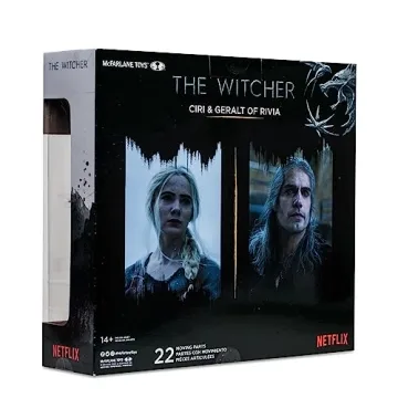 McFarlane Toys Witcher Ciri and Geralt Action Figures