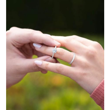 TIGRADE 2mm Women Titanium Eternity Ring - Elegant Design