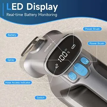 TAB Cordless Carpet Cleaner - Portable Upholstery Spot Remover