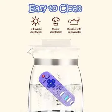 ERSIHUA 3Pcs Silicone Teething Toys, Remote Control Shape Teethers for Babies Remote Teething Toys, Silicone TV Remote Teether BPA Free/Dishwasher/Refrigerator Safe