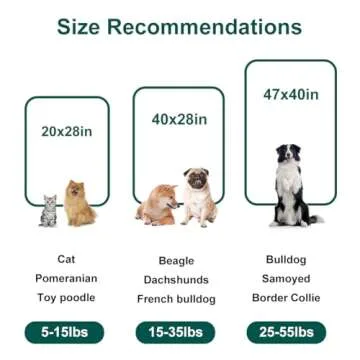 Onarway Dog Blanket Set of 4 - Soft Washable Pet Blankets