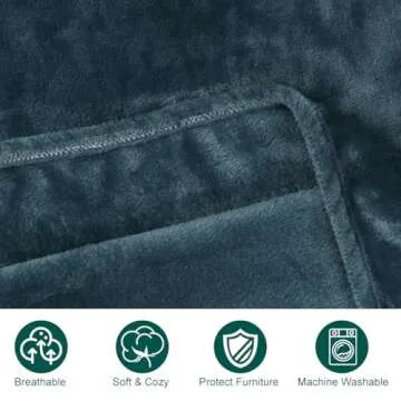 Onarway Dog Blanket Set of 4 - Soft Washable Pet Blankets